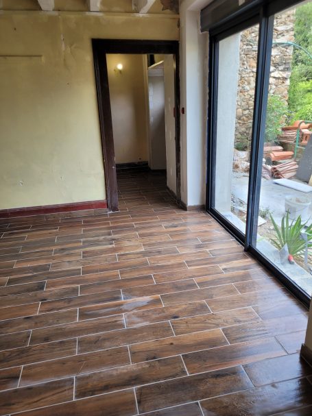 POSE DU CARRELAGE APRES